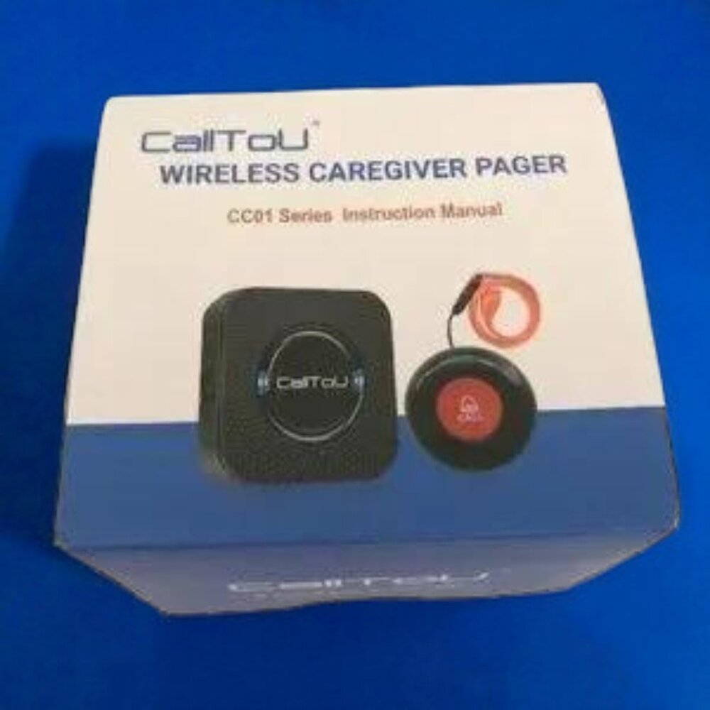 Caregiver Pager Wireless Call Bell Alert Button Waterproof Transmitter